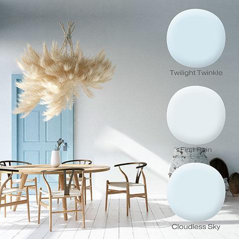 Paint your walls in our trending pastel blues 2022 - Wallmaster Paints