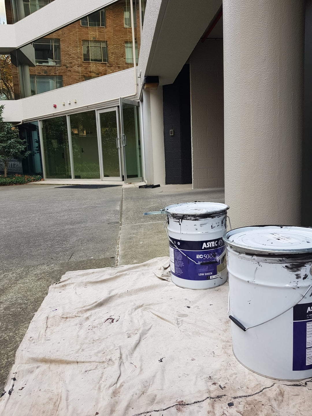 Masonry building repaint - St Kilda VIC