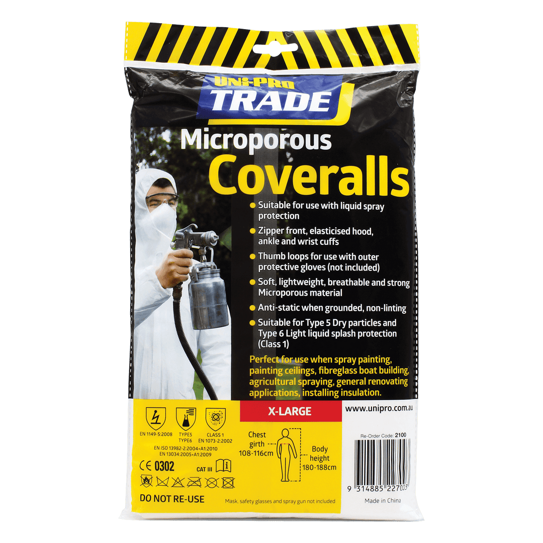 UNi-PRO Trade Microporous Coveralls