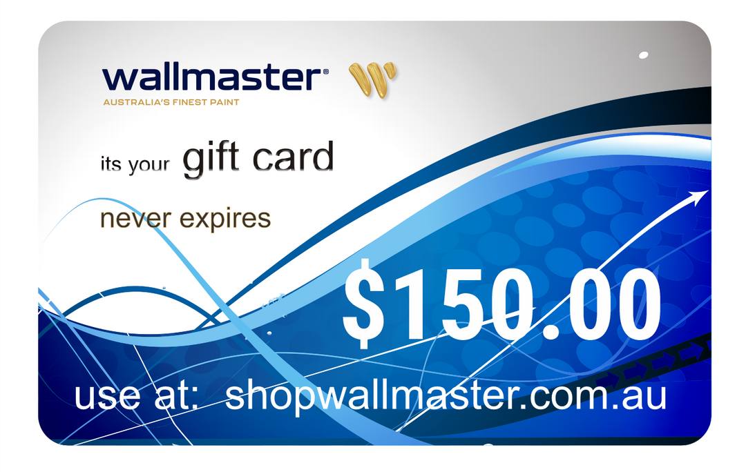 Wallmaster Paints Gift Card $150.00